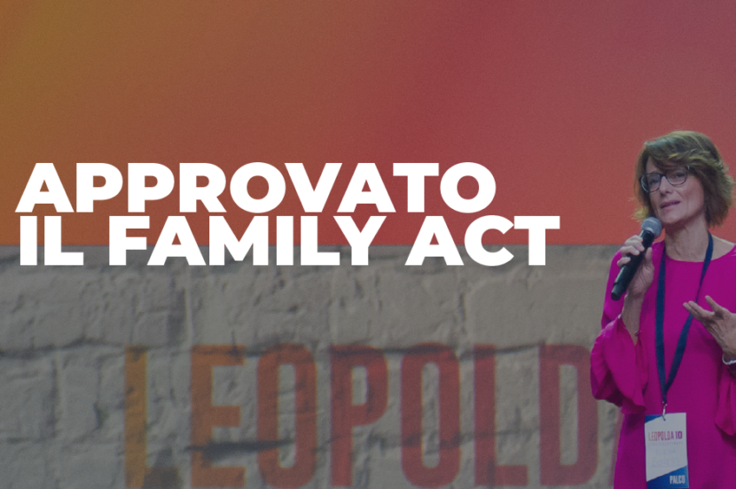 L'Italia ha una nuova legge per le famiglie: il nome? Family Act