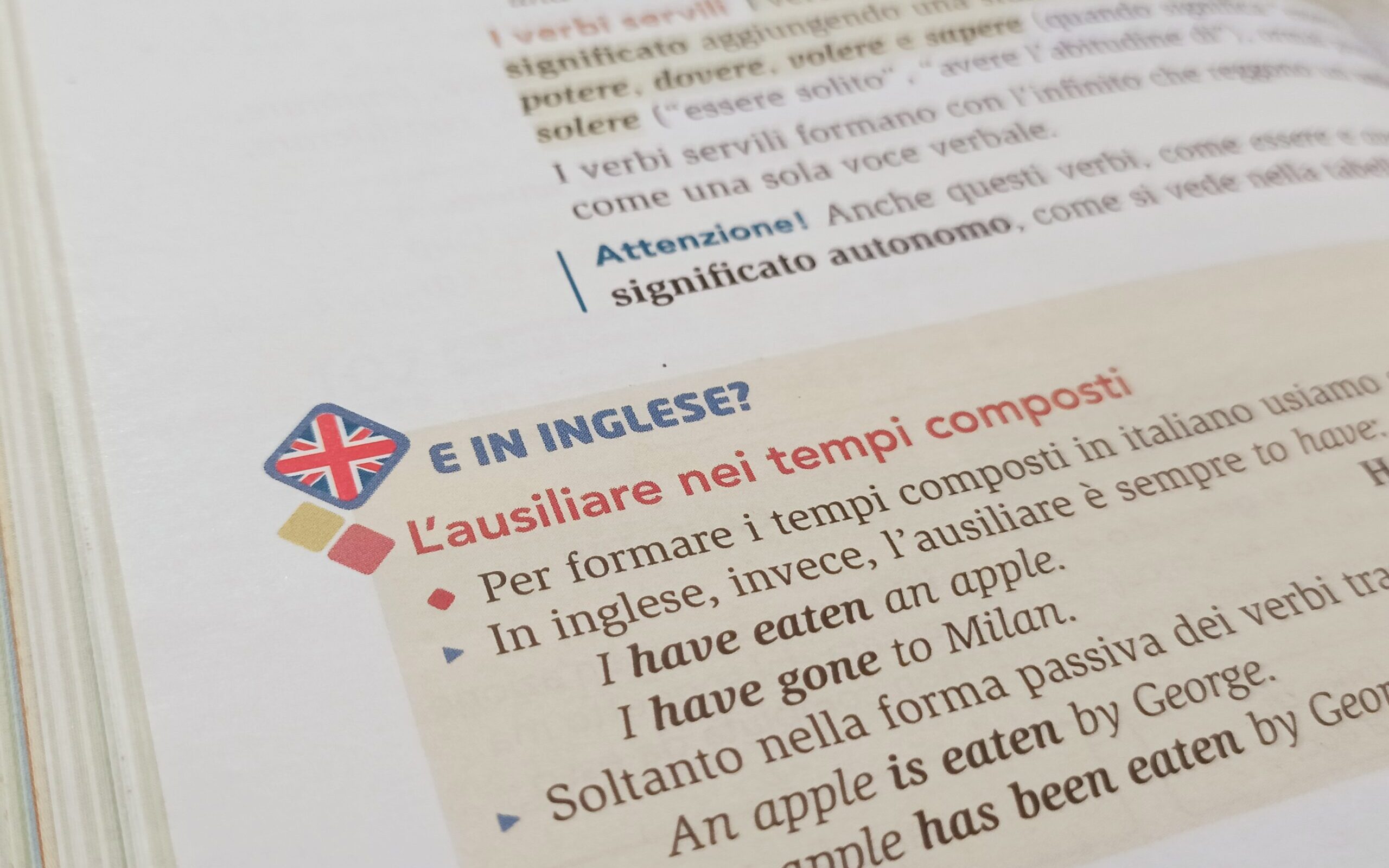 La nuova grammatica “coloniale” dell'italiano comparato con l'inglese 